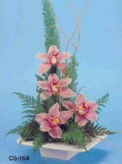  Diyarbakr hediye sevgilime hediye iek  vazoda 4 adet orkide 