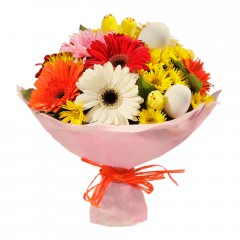 Karışık mevsim buketi Mevsimsel çiçek  Diyarbakır İnternetten çiçek siparişi 