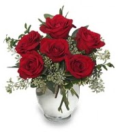 Vazo içerisinde 5 adet kırmızı gül  Diyarbakır güvenli kaliteli hızlı çiçek 
