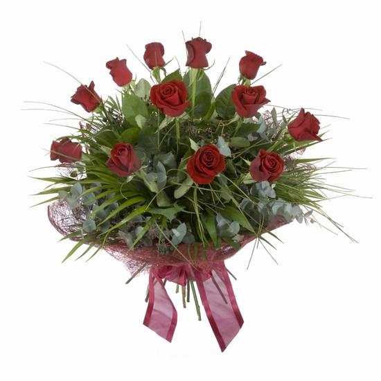 Etkileyici buket 11 adet kirmizi gül buketi  Diyarbakır online çiçekçi , çiçek siparişi 