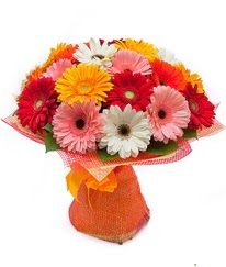 Renkli gerbera buketi  Diyarbakır ucuz çiçek gönder 
